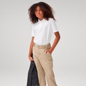 Gap kids polo shirt size medium white